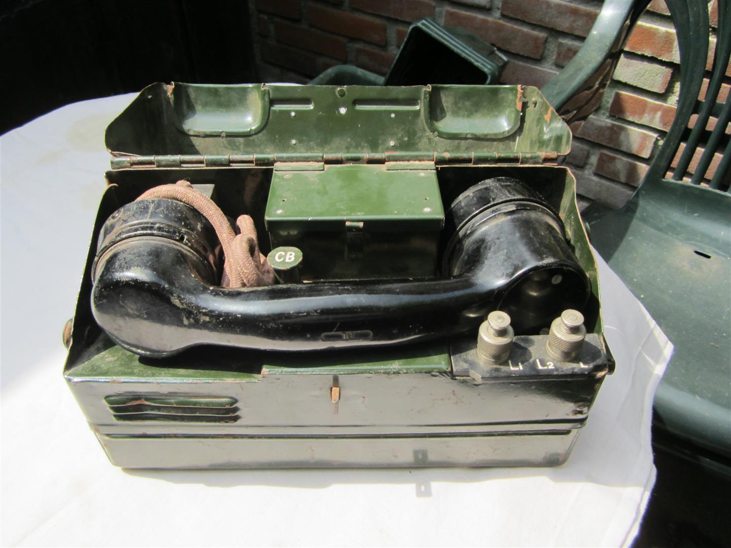 WW2 British LMK 1/1 Field Telephone